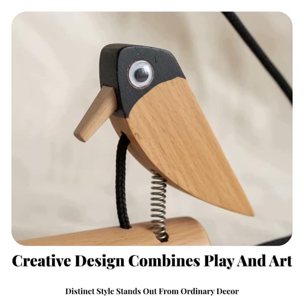 Wooden Drumming Tree Avian Toy Educational Drumming Tree
