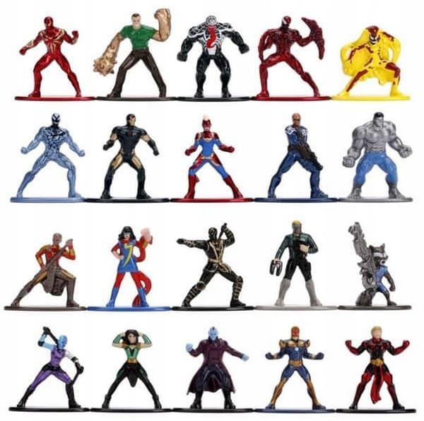 Marvel Metal Collectible Figures, 20-piece set