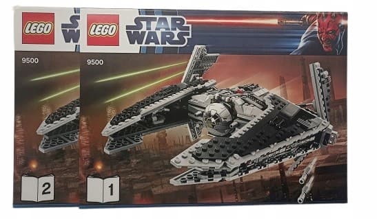 LEGO Star Wars INSTRUCTIONS + STICKERS: Sith Fury-class Interceptor 9500, 2012