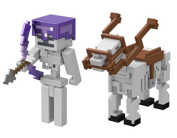 MATTEL Minecraft Ravager and Raid Figures