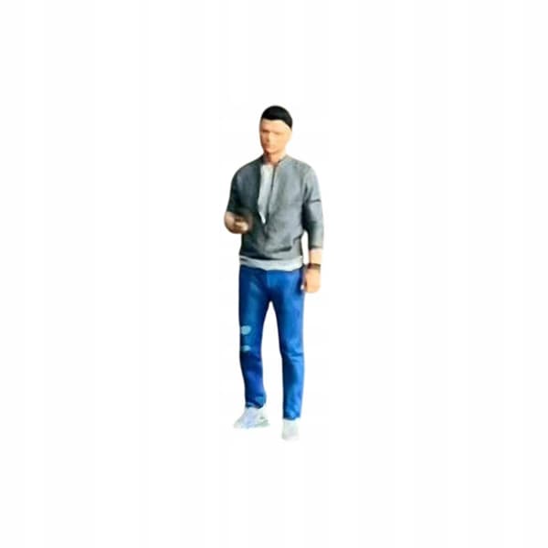 1/64 scale diorama Stylish figurines Desk display by Tiny Hobby Style C