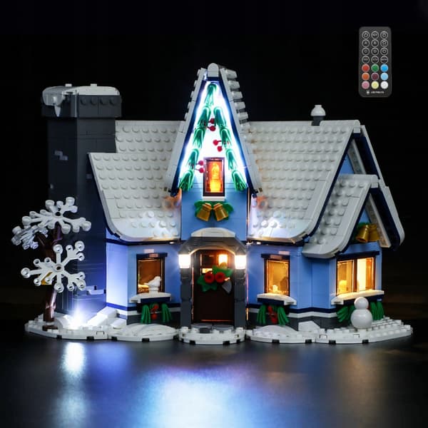Lighting Set for LEGO Creator Expert 10293: Santa’s Visit