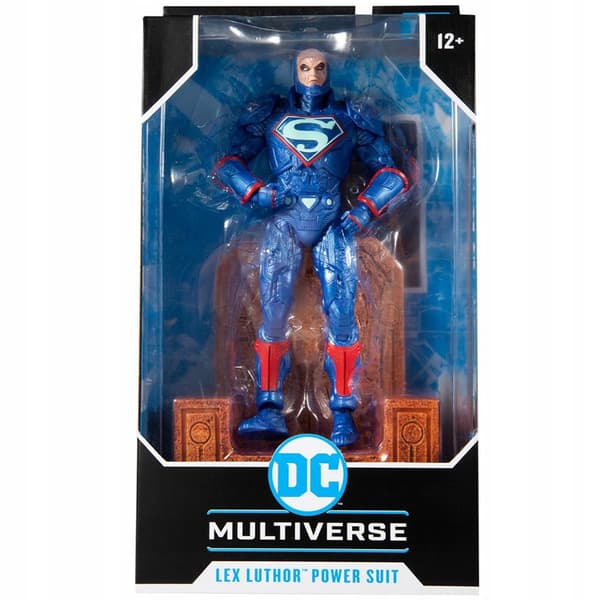Lex Luthor (Blue Power Suit; Throne) figure from the DC Multiverse range