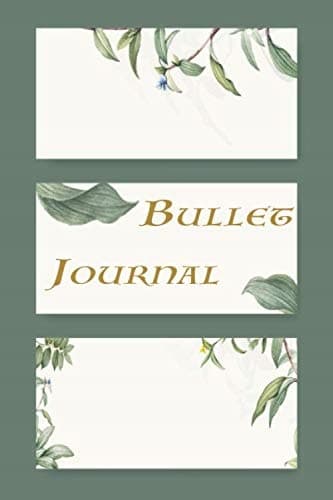 Botanica Bullet Journal Notebook: Mixed Blank Web Dot Grid Paper Diary, Medium