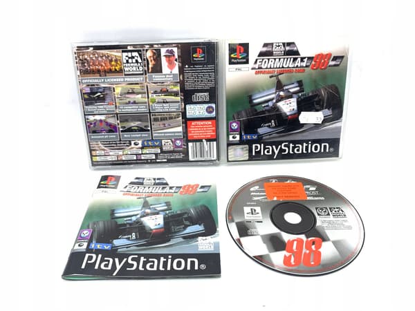 F1 Formula 1 98 PS1 PSX (1998) PlayStation (PSX) boxed