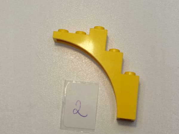 LEGO arch 2339, yellow