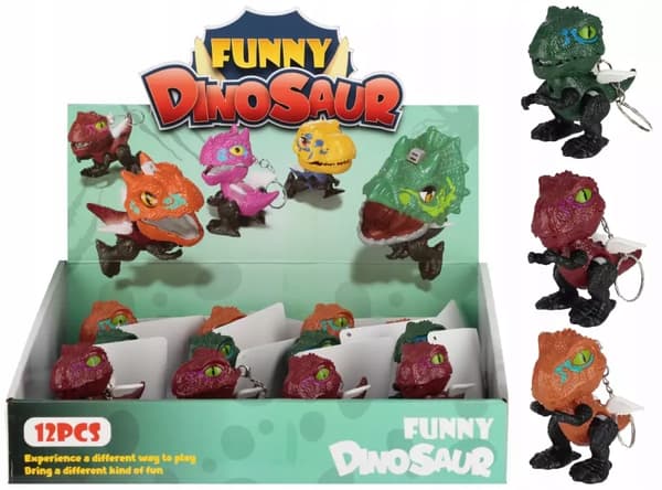 DINO DINOSAUR KEYRING FOR CHILDREN