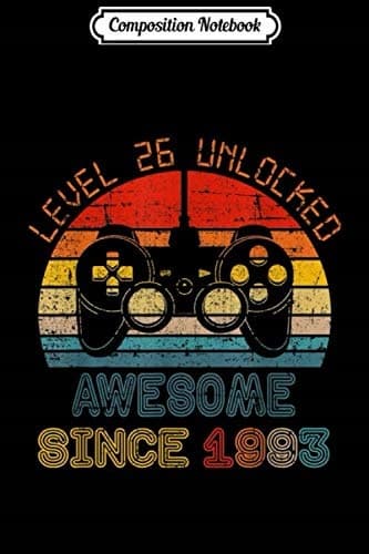 Composition Notebook: Level 8 Unlocked – Awesome Since 2011 – 8th Birthday Game