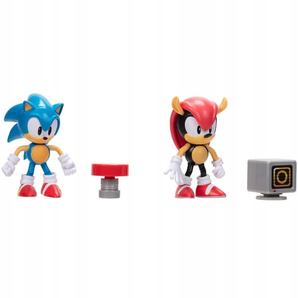 JAKKS PACIFIC Sonic the Hedgehog figurines: Sonic & Mighty set, 10 cm