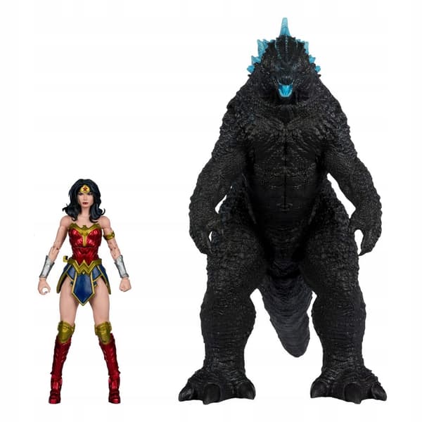 DC Multiverse Wonder Woman vs Godzilla Action Figures, 18 cm, McFarlane To