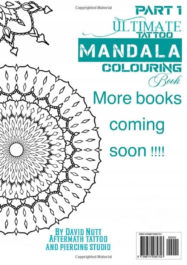 The Ultimate Mandala Tattoo Colouring Book