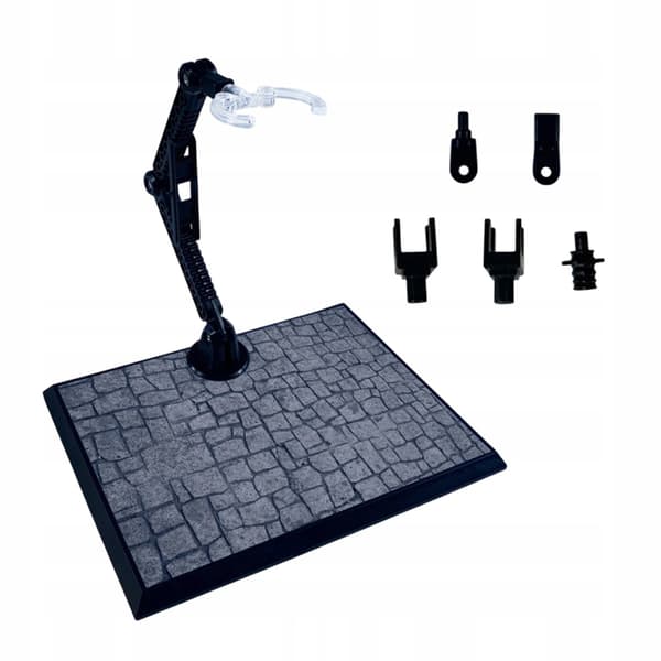Action figure display stand for 1/144 scale models. Styl C hobbyist display stand