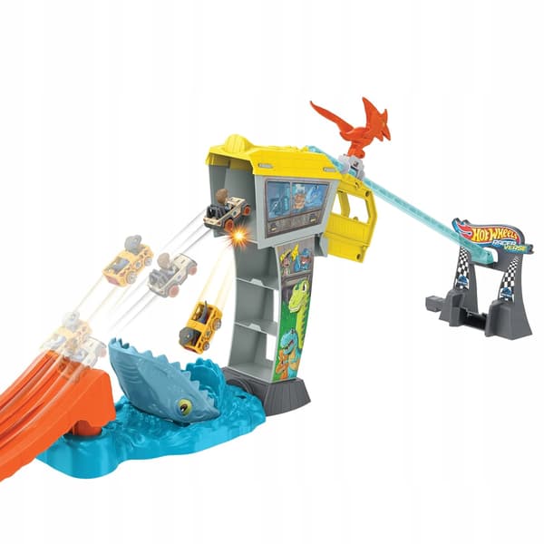 Hot Wheels Jurassic World Track Set: Blue Race