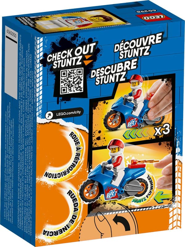 LEGO 60298 CITY ROCKET STUNT MOTORCYCLE