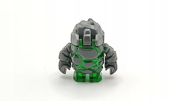 Lego Power Miners Boulderax minifigure (Trans-Green) pm001