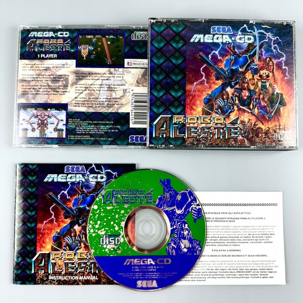 Robo Aleste | SEGA MEGA-CD | SET OF 3xA