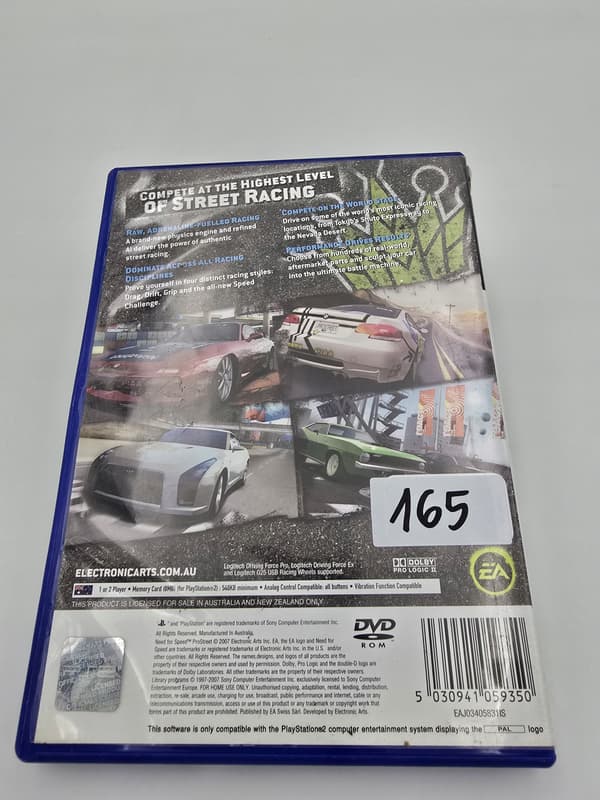 PLAYSTATION 2 NEED FOR SPEED PRO STREET
