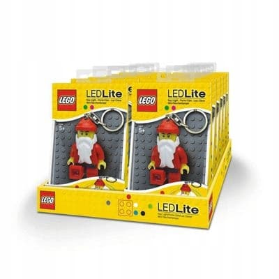 New LEGO keyring 4895028508517 with Santa’s LED Lite torch, MISB, 2013