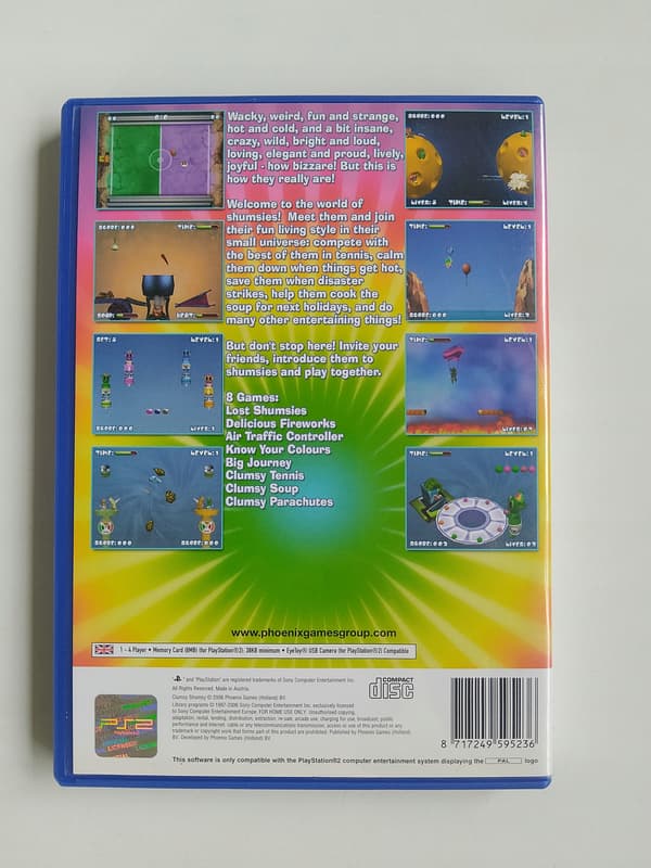CLUMSY SHUMSY PS2 PAL ENG