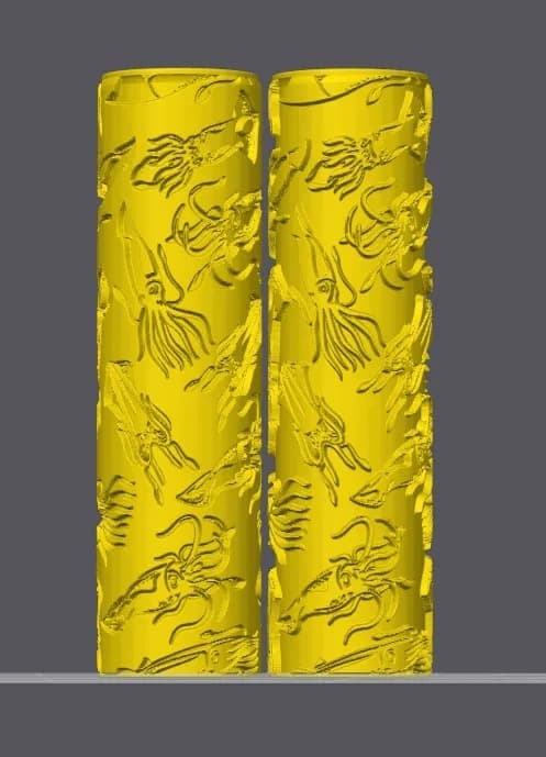 Squid-pattern texture roller – Texture Roller V181
