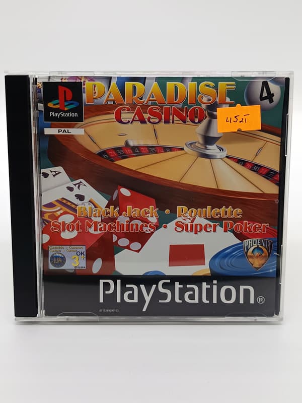 Paradise Casino PlayStation (PSX) boxed – NEW REPLACEMENT BOX