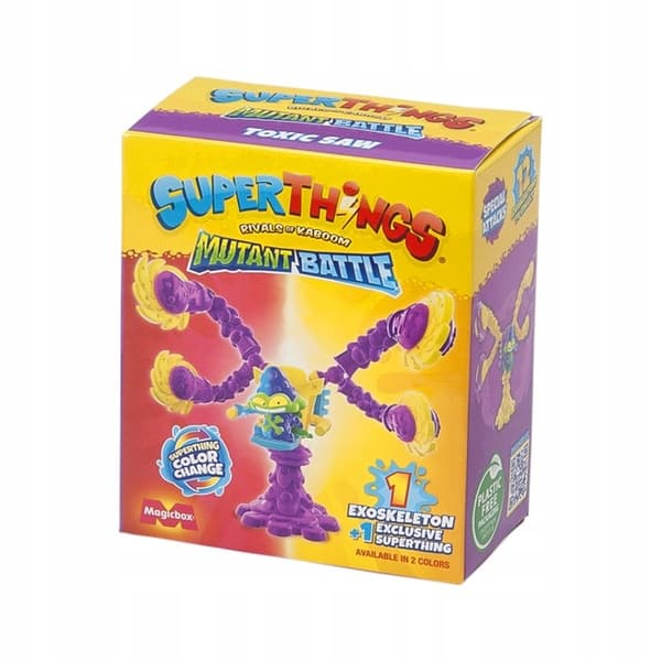 SUPERTHINGS MUTANT BATTLE KIDS 2 TOUCHDOWN & SANDY SUMMER FIGURES + BONUS