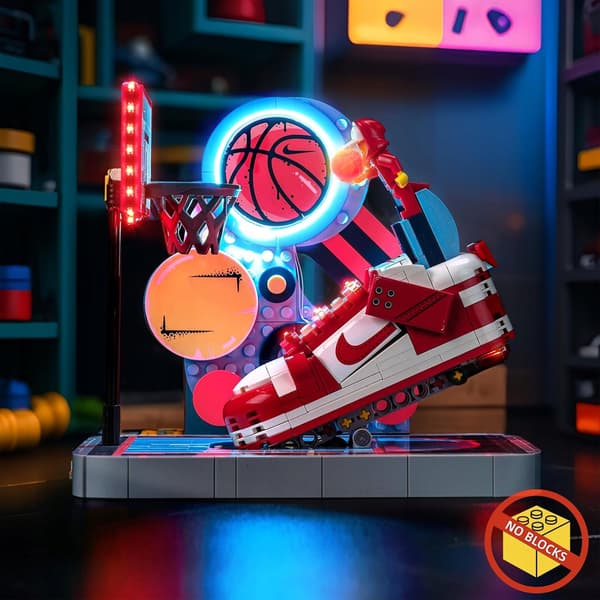 LED lighting set for 43021 Dunk Trickshot building blocks, lights