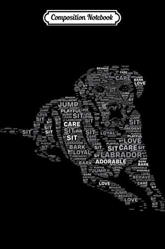 Composition Notebook: Black Labrador Retriever Gift – Yellow Chocolate Lab Ca