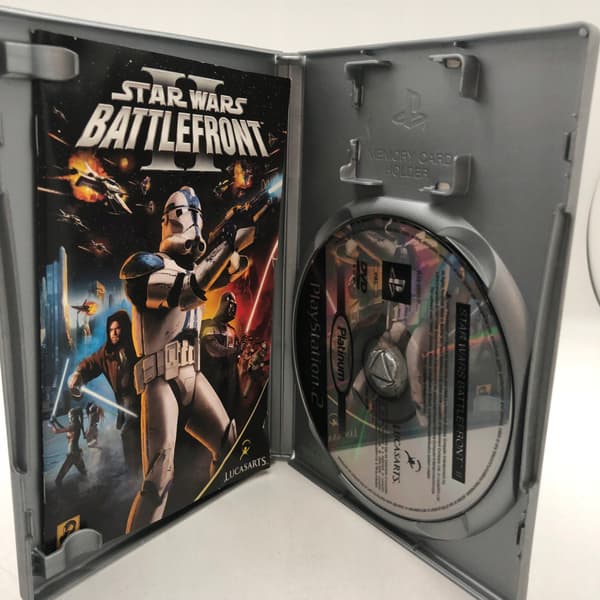 STAR WARS BATTLEFRONT II PlayStation 2 (PS2) boxed game