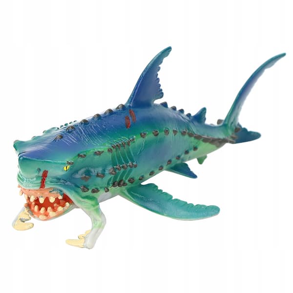 Soft rubber latex shark figurine