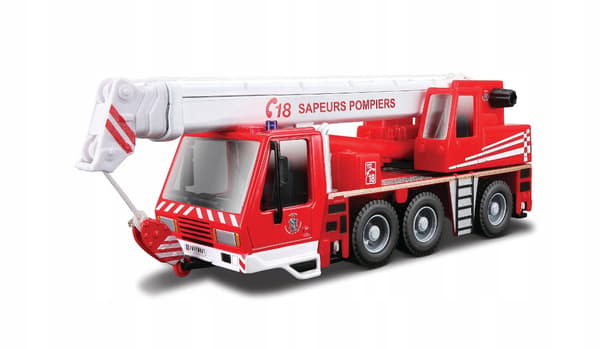 1:50 scale metal crane model by Bburago, 18-32010