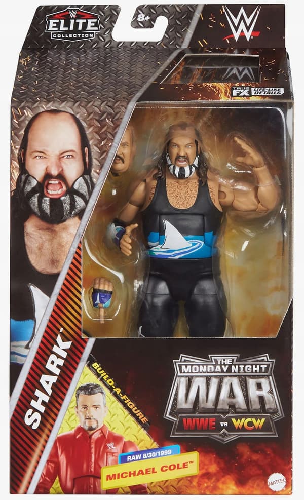 MATTEL WWE Elite Shark Figure