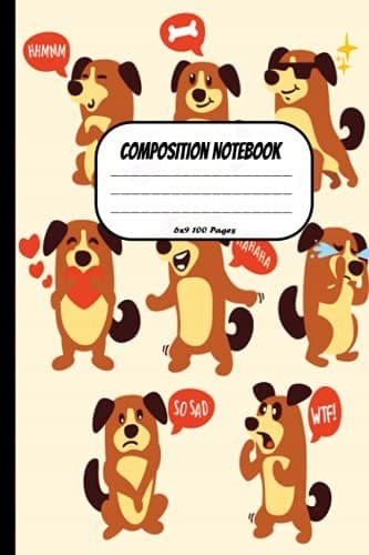 COMPOSITION NOTEBOOK: Yorkshire Terrier Notebook, Dog lovers, Dog mum,