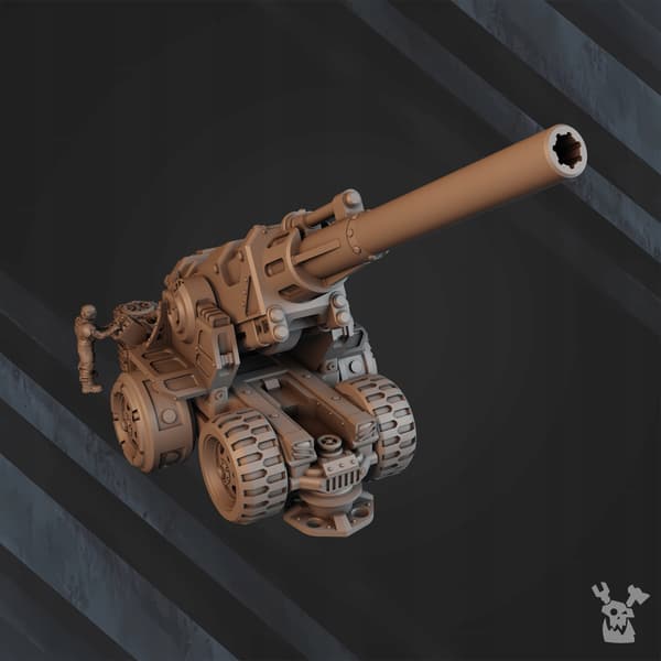 Heavy Artillery Mount with Earthquaker Cannon and