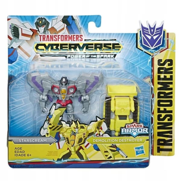 TRANSFORMERS CYBERVERSE SPARK ARMOR FIGURINE. STARS