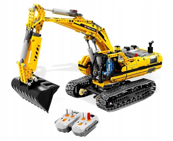 LEGO Technic 2-in-1 RC Motorised Excavator Set 8043