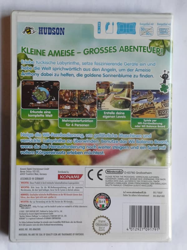 Marbles Balance Challenge, Wii, Brand new in its packaging