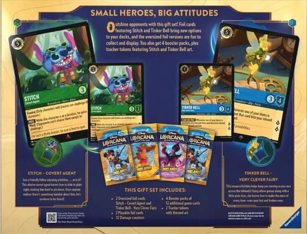 SUPER GIFT SET: DISNEY LORCANA INTO THE INKLANDS CH3 4 BOOSTERS