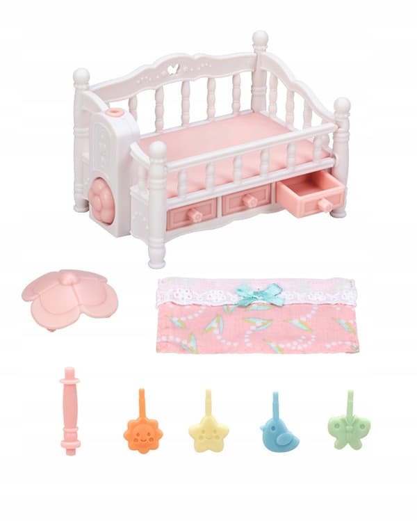 Sylvanian Families Cot with Carousel 5534