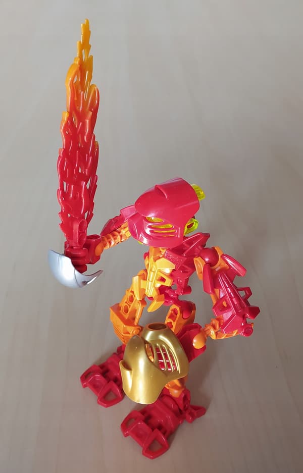 LEGO Bionicle 7116 Tahu the Star + Instructions – Second-hand bricks – Robot