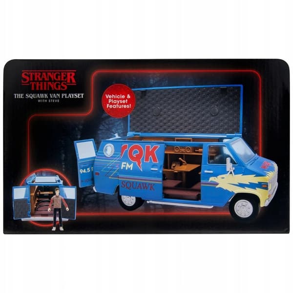 Jazwares Stranger Things WSQK The Squawk Van play set