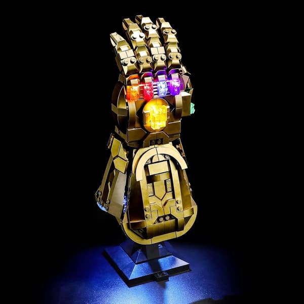LED Bricks for LEGO: Glowing Glove 76191 – Set Lighting Set 8+