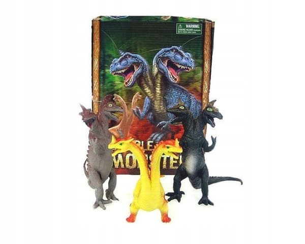 BIRTHDAY gift for a 4-year-old: TWO-HEADED DRAGON Toy Dragon 20cm