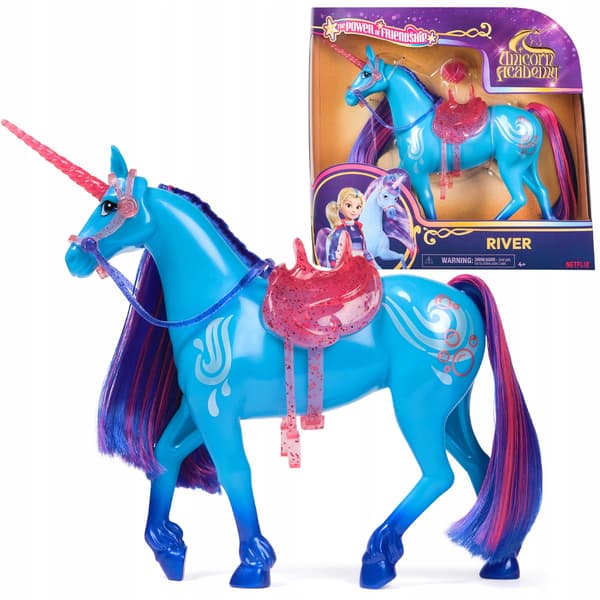Spin Master Unicorn Academy: Combing Unicorn, 24 cm, River