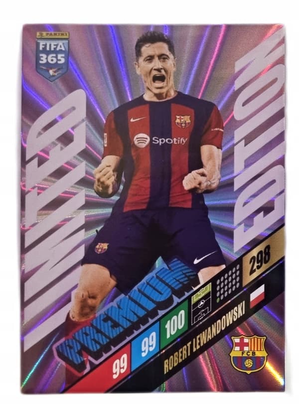 FIFA 365 2024 PREMIUM LIMITED EDITION ROBERT LEWANDOWSKI BARCELONA