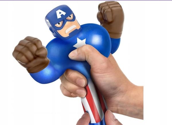 CAPTAIN AMERICA STRETCHABLE FIGURINE BY GOO JIT ZU 4+