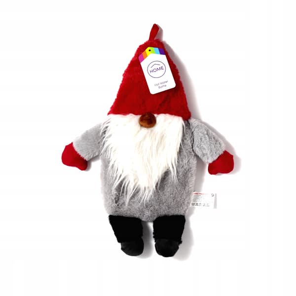 Puckator Gnome Hot Water Bottle with Plush Cover