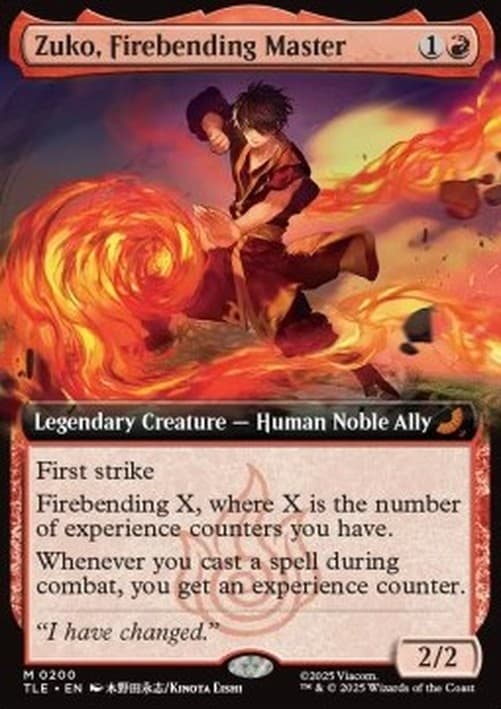 Magic: The Gathering Zuko, Firebending Master
