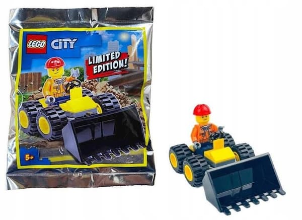 LEGO Polybag City Construction Worker Excavator Minifigure 952102