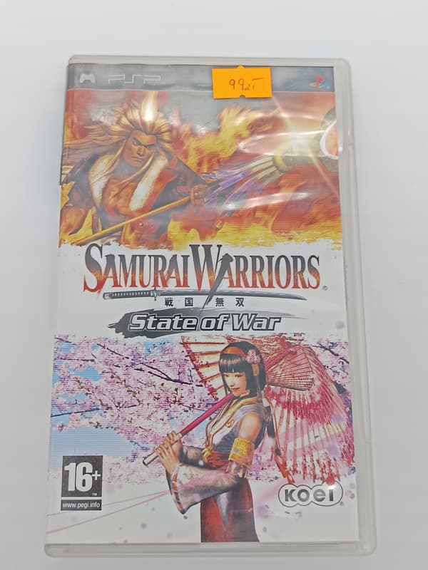 SAMURAI WARRIORS STATE OF WAR Sony PSP PlayStation Portable (PSP) boxed version